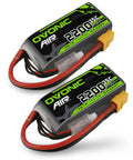 3S 11.1V 2200mAh LiPo Battery 35C Burst 70C With XT60 Connector For RC Airplanes Quadcopters Helicopters And FPV Drones 2 Pack