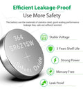 Heavy Hitter SR621SW Watch Batteries, Top Shelf 20 Pack 1.5V Silver Oxide Cells with efficient leak-proof design.