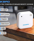 Wireless Temperature And Humidity Monitor With Bluetooth Sensor And App For Android And iOS Freezer Thermometer Display