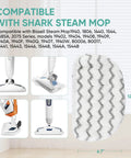 6 Pack Steam Mop Replacement Pads For PowerFresh Steam Mops Compatible With 1940 1806 1544 2075A 2685A And Related Models pad dimensions