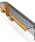 72 Inch Tow Behind Landscape Rake With 32 Steel Tine Dethatcher For Category 1 Tractors, Heavy Duty Powder Coated Finish