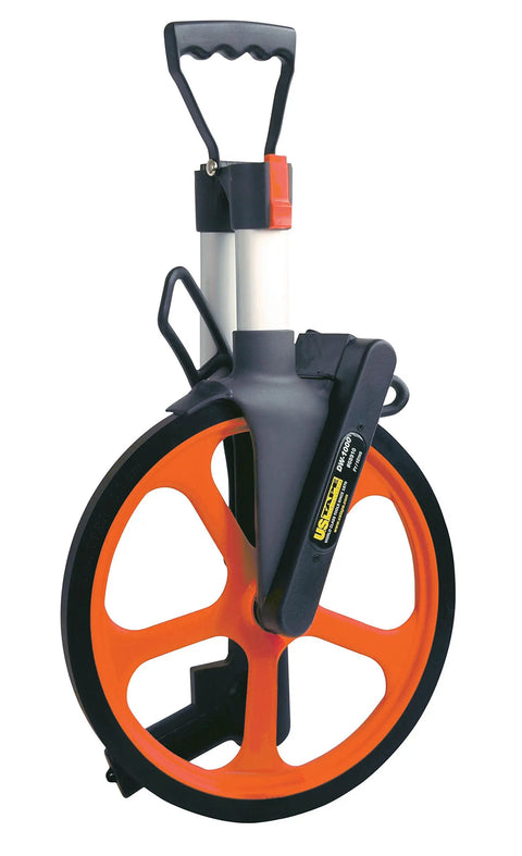 DW-1000 Distance Measuring Wheel, 12.5 Inch Diameter, Pro Grade Measuring Wheel With Trigger Brake For Rugged Surfaces