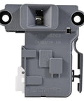 Washer Door Lock Assembly Replacement With Easy Install For 5304505231 5304514774 Fits Washers Cross References AP6329665 PS12365826 EAP12365826 4839359 A03648203 PD00057822 AFR18027 AP6029853 PS11759823 EAP11759823 4452371 ES5231 PD00045641 gray plastic front-load washer door lock