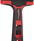 4 Inch Glass And Tile Scraper with soft grip handle, push button blade change, durable carbon steel blade