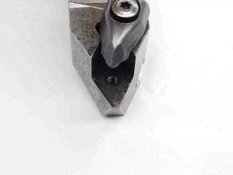 Modified Lathe Turning Tool Holder One Inch Shank Three Point Eight Eight Five Inches Long showing durable metal design from above.