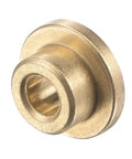 Flange Sleeve Bearing Set 4mm Bore 8mm OD 6mm Length 12mm Flange Diameter 2mm Flange Thickness Sintered Bronze Self Lubricating Bushings