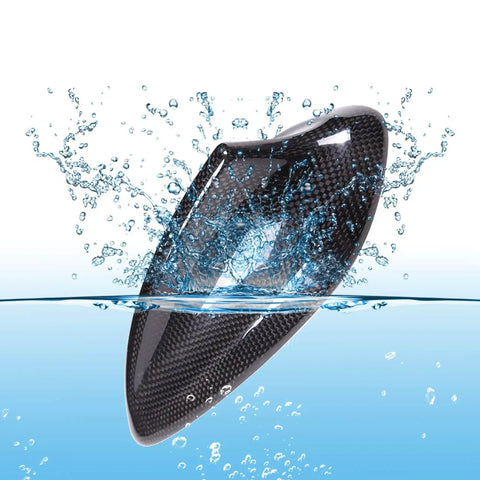 Black Real Carbon Fiber Antenna Cap Cover For BMW F30 F22 F32 F36 F80 F82 M3 M4 2013-2018 Direct Stick On Easy Install splash effect