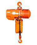 Prowinch 2 Ton Electric Chain Hoist With 20 Ft Lift And H3 Heavy Duty Grade For Continuous Industrial Warehouse Work side view.