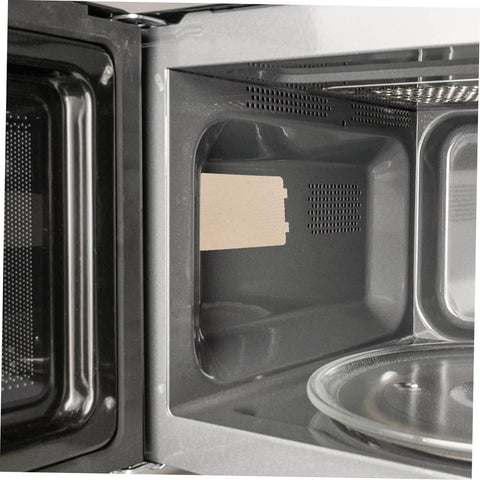 Microwave with installed heat resistant 10 Pack Microwave Waveguide Mica Sheets Heat Resistant Insulation Covers Fireproof Shield