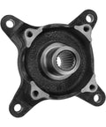 Front Wheel Hub And Studs Forged Steel Bearing Assembly Trail Ready Direct Bolt Upgrade For Ranger Utv heavy-duty hub plate with zinc-coated finish.