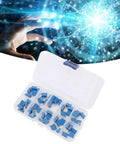 Multiturn Trimmer Potentiometer Kit 50 Piece Assortment with 10 Resistance Values from 100 Ohm to 1 Megaohm in Plastic Storage Case