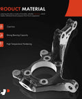 Front Passenger Side Steering Knuckle For Lexus Toyota RAV4 Scion TC Direct Swap Suspension Part built tough, cast iron material, detailed view.
