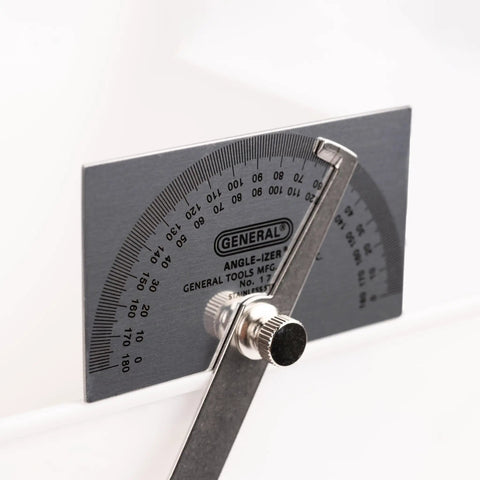 Angle Protractor 17 Stainless Steel Square Head with 6 Inch Adjustable Arm for Bevel Setting and Angle Transfer Handy Pro Grade Measuring Tool for Carpenters Woodworkers DIY Hobbyists and Classroom Projects
