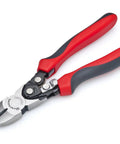 8 Inch Pro Series Diagonal Cutting Pliers With Dual Material Grips, Compound Action Delivers 50 Percent More Cutting Power