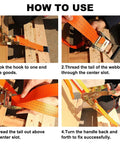 Step-by-step guide using Heavy Duty 12 Pack Ratchet Tie Down Straps 2 Inch By 27 Foot For Trucks 10000 Pound Break Strength 3300 Pound Working Load Premium J Hook Cargo Straps Rugged Webbing For Secure Hauls On Any Rig on wooden pallets.