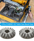 2 Pack Table Saw Bevel Gear Replacement Fits DWE7480 DCS7485B DWE7490 DWE7491 DWE7499GD DW745 Replacement Part