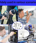 All Purpose Metric Stainless Steel Fastener Kit With 520 Pieces M3 To M6 Screws Nuts Washers And Spacers In Durable Box Ideal For DIY Projects Home Repairs Auto Electronics And Woodworking shown in use in various scenarios.