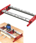 DIY Woodworking Board Flattening Jig For Router Sled, 24 Inch Panel Milling Machine, height adjustable on wood surface