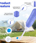 Portable Bidet Sprayer For Personal Hygiene 620ml Travel Bottle With Extended Nozzle Handheld Toilet Sprayer Case featured outdoors.