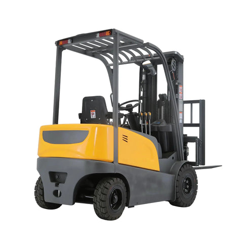 4 Wheel Electric Forklift Truck With 6600 Lb Capacity, Built Tough For The Daily Grind, Top Tier Cold Storage Workhorse rear view