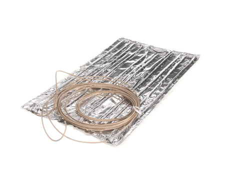 El-36317 Element Foil Heating Pad Replacement for Commercial Foodservice Equipment laid flat with coiled wiring, OEM Quality.