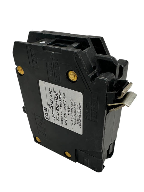 15 Amp Combination AFCI Single Pole Circuit Breaker For Home Wiring Black, Easy Install Arc Fault Protection, Ideal For Residential Panels