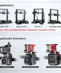 Direct Drive Upgrade Bracket Kit For Ender 3 V2 Pro And Ender 3, Also Fits Voxelab Aquila 3D Printer, dual gear Bowden extruder display