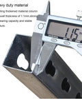 Caliper measuring steel component of Wall Mount Heavy Duty Vinyl Storage Rack With 2 Row Metal Display For 3 Rolls Transfer Paper Wallpaper And Window Film Pro Grade Garage Workshop Organizer For Tools And Supplies.