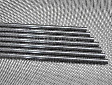 3K Gloss Carbon Fiber Wing Spar Tubing 19mm Outer Diameter With 15mm 16mm And 17mm Inner Options 1 Meter Long