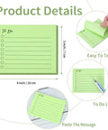 10 Pack To Do List Sticky Notes 3x4 Inches Square Lined Notepads With 50 Sheets Each, 500 Sheets Total, Colorful 10 Color Notes For Office