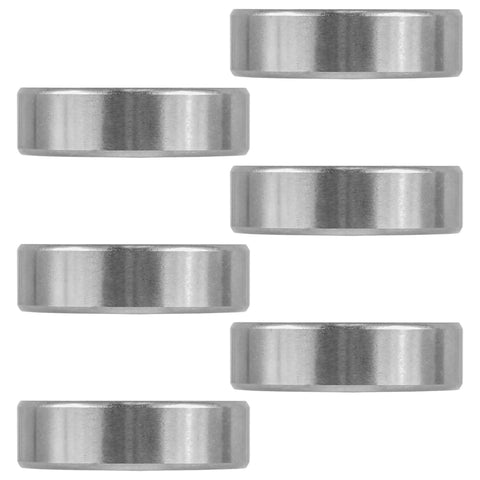 Beefed Up Deck Idler Arm Pivot Ball Bearings Set 16x35x11 Fits Scag Mowers 6 Pack Chrome Steel 52100 Bearings For Smooth Spindle Action And Tough Durability, six chrome steel bearings