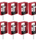 Ceiling Vibration Damping Mounts, 5 Pack Spring Hangers, Anti Vibration Mounts Up To 44 Lbs For Air Conditioner Units, Engines, Pumps And Generators, Reduces Noise And Vibration, red steel spring hangers