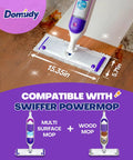 Power Mop Refills With 500 Plus Strips For Deep Clean Across Hardwood Tile And More, 30 Count Disposable Mop Pads To Replace Your Mop Fast, Grabs Dust Hair And Grime Like A Magnet For Quick Floor Cleaning, compatible with Swiffer Powermop