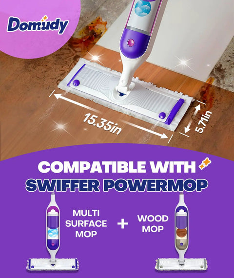 Power Mop Refills With 500 Plus Strips For Deep Clean Across Hardwood Tile And More, 30 Count Disposable Mop Pads To Replace Your Mop Fast, Grabs Dust Hair And Grime Like A Magnet For Quick Floor Cleaning, compatible with Swiffer Powermop