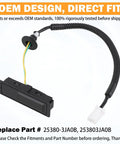 OEM style Nissan Pathfinder Hatch Button Trunk Latch Replacement Direct Fit For 2013-2020 Tailgate Release 25380-3JA0B