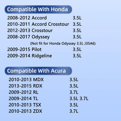 Valve Cover Gasket Set Kit And 15845 R70 A01 Solenoid Gasket compatibility chart for Honda and Acura models
