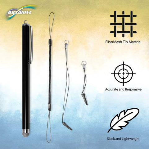 Smooth Operator Capacitive Touch Screen Stylus Pen Compatible With RevoPoint MIRACO 3D Scanner Featuring Tough Fiber Mesh Tip Effortless Gliding Action Jet Black Design Handles Daily Grind Like A Charm