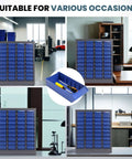 Collage of 40 Drawer Parts Storage Cabinet For Garage And Workshop, Beefy Alloy Steel Frame With ABS Drawers in various settings.