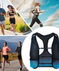 Ultra Lightweight 3L Hydration Vest For Hiking And Trail Running On The Go Leakproof Water Backpack on runners