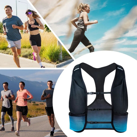 Ultra Lightweight 3L Hydration Vest For Hiking And Trail Running On The Go Leakproof Water Backpack on runners