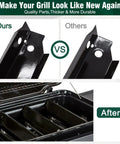 Comparison of Grill Heat Plate And Shield Replacement Set For Dyna-Glo 3 Burner Grills in porcelain steel material