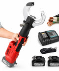 TBANVOO Heavy Duty Hydraulic Wire Cutter Tool With Electric Cable Cutting Machine, 80Kn force, cutting copper and aluminum cables.