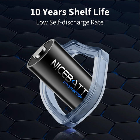 Knockout Long Lasting Cr2 3V Lithium Batteries For Nest Thermostats Golf Rangefinders Instax Cameras Non Rechargeable Leak Proof Heavy Duty Cell 1000Mah Bad Boy Power Source displayed in protective casing.
