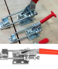 Shop Workhorse Heavy Duty Toggle Clamp 320KG Holding Force Stainless Steel 304 Quick Clamp M6 Adjustable Hand Clamp on table