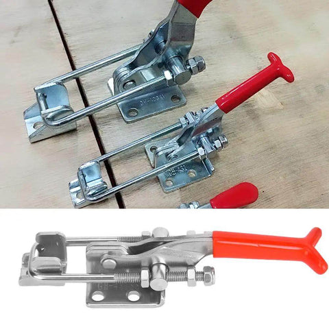 Shop Workhorse Heavy Duty Toggle Clamp 320KG Holding Force Stainless Steel 304 Quick Clamp M6 Adjustable Hand Clamp on table