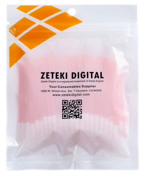 Heavy Duty 100 Pack Anti Static Foam Cleaning Swabs Spiral Handle Smooth Cleanup For Inkjet Printer Printhead Camera Lens Precision Gear Top Shelf Professional Grade in packaging.