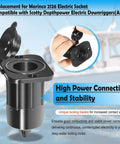 12V Downrigger Receptacle With Waterproof Cap For Scotty Depthpower Electric Downriggers Replacement Socket 2126