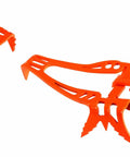 Monopoint Crampon D Lynx For Dry Tooling And Mixed Climbing Pro Grade With Certified Safety CE UIAA UKCA in orange