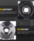 Direct-Fit Front Right Suspension Knuckle And Wheel Bearing Hub Assembly For Ford Focus 2006-2011 - Passenger Side, featuring adaptability and cast iron material