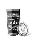 Insulated Stainless Steel Tumbler For Sailplane Pilots And Glider Enthusiasts Keeps Drinks Cold Or Hot While You Soar The Skies with lid
